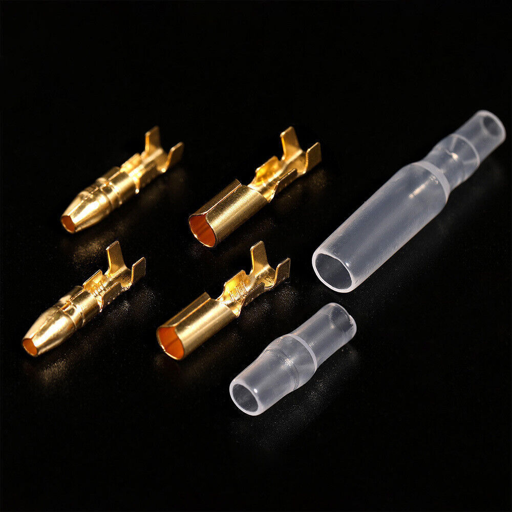 50PAIRS Insulated 4.0mm Bullet Terminals Female Male Crimp Wire Cable Connectors