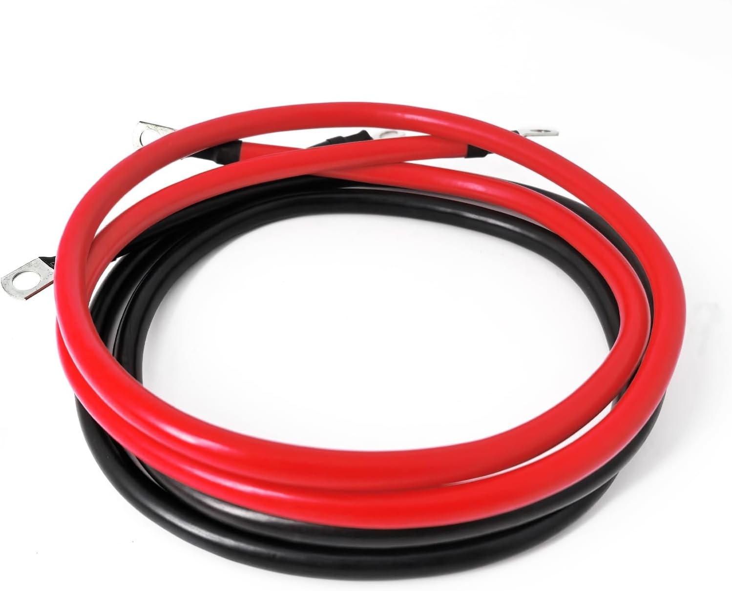 2 AWG Battery Cables 2 Gauge Pure Copper Battery Inverter Cables with 3/8 in …