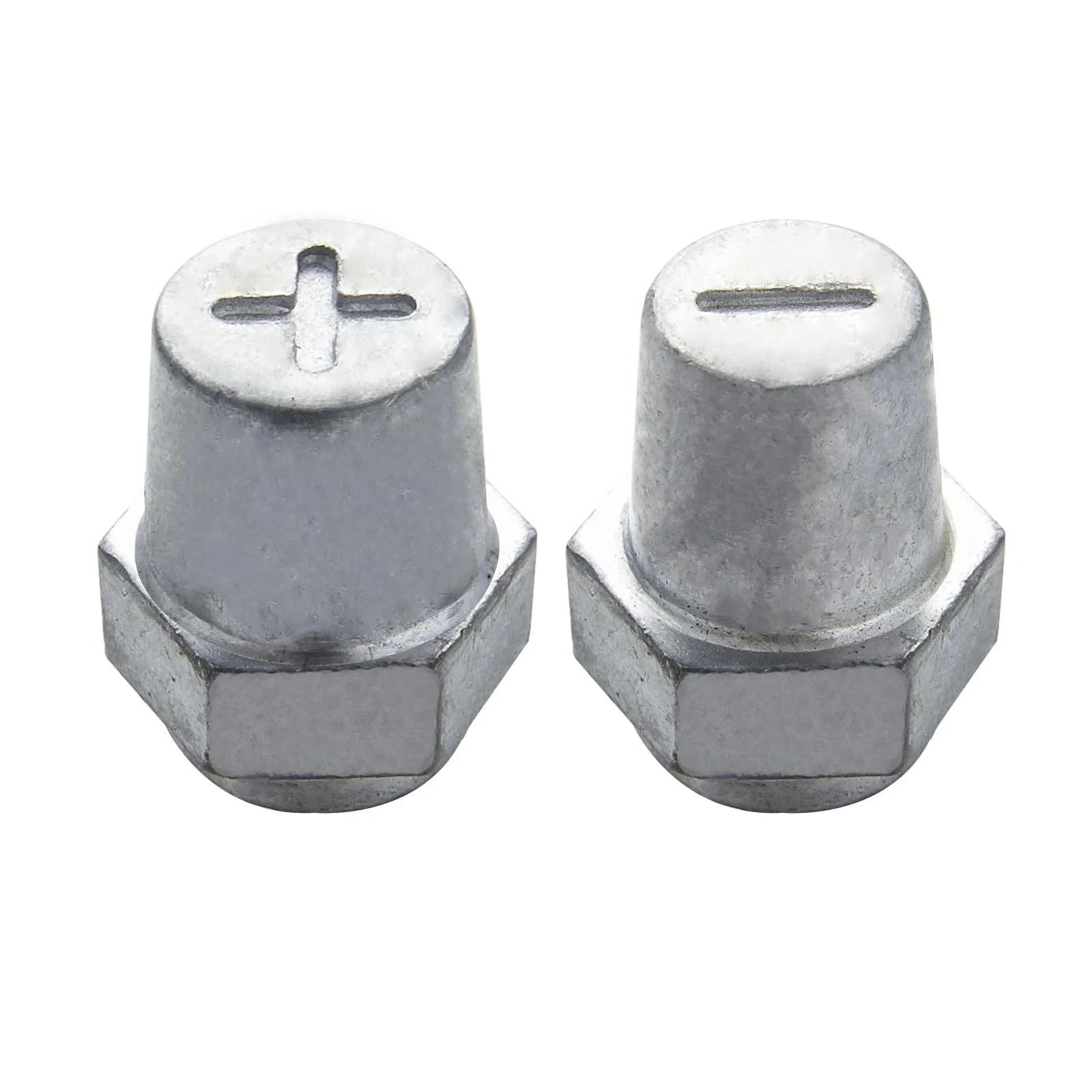 5/16″-18 Thread Battery Terminal Post Adapter Female Lead Stud Extension 2pack