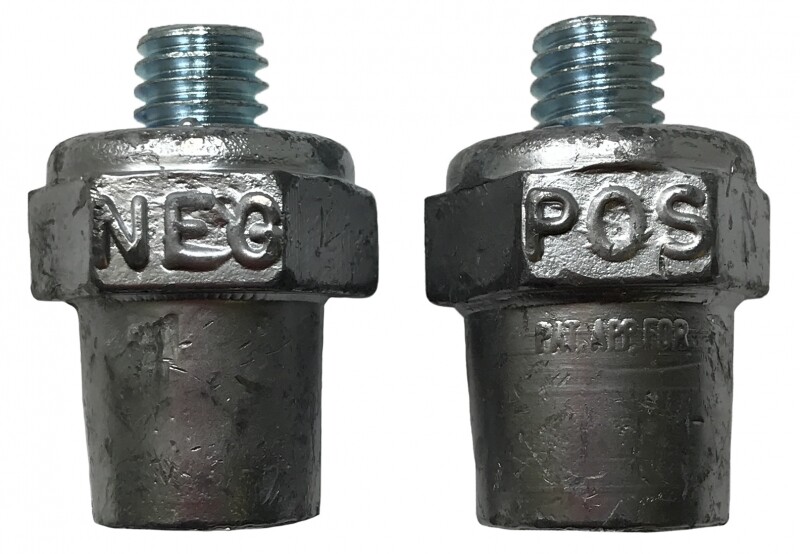 PAIR OF SIDE TO TOP MOUNT BATTERY POST TERMINAL ADAPTER CONVERTERS SET BRAND NEW
