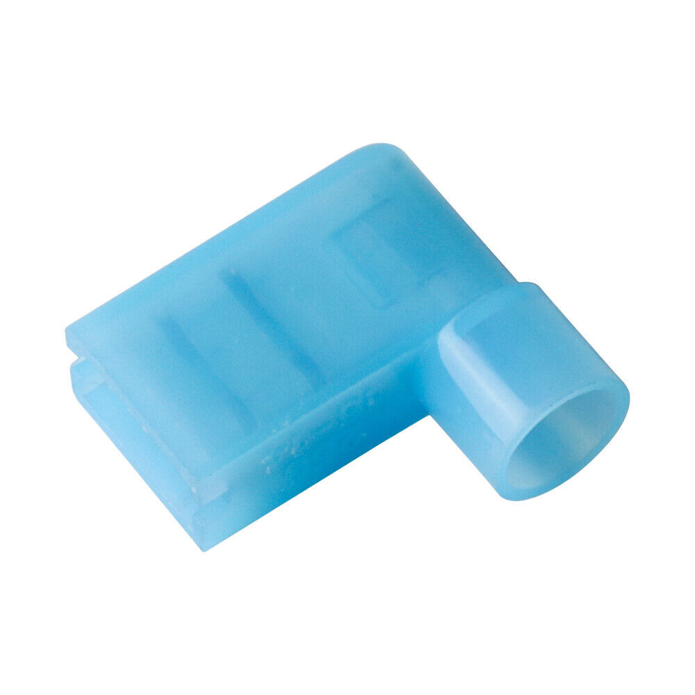 50pcs 16-14 AWG 90 Degree Nylon Flag Spade Female Insulated Terminals Connector