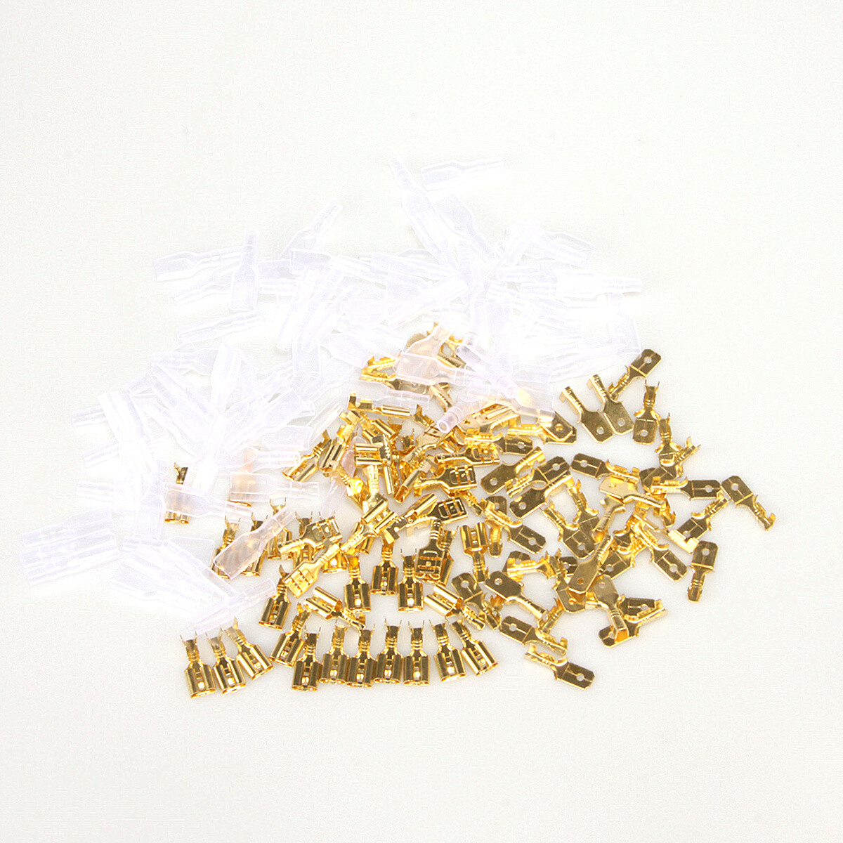 210pcs Assortment Male Female Spade Terminal Kit Electrical Wire Crimp Connector