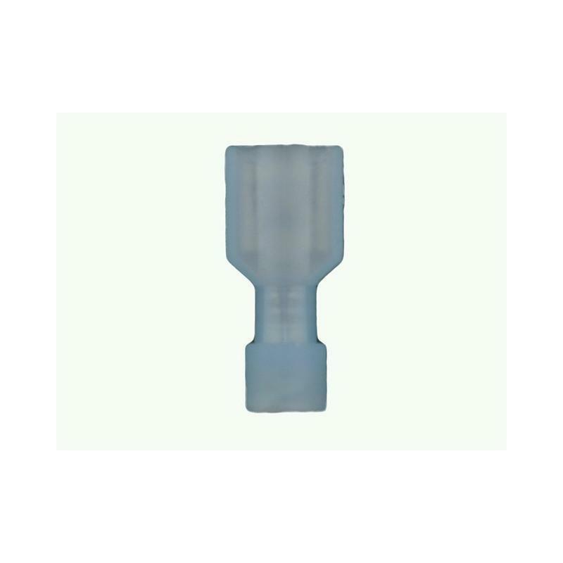 Blue 16-14 Gauge Female Insulated Quick Disconnect Terminal Connector (100/pk)