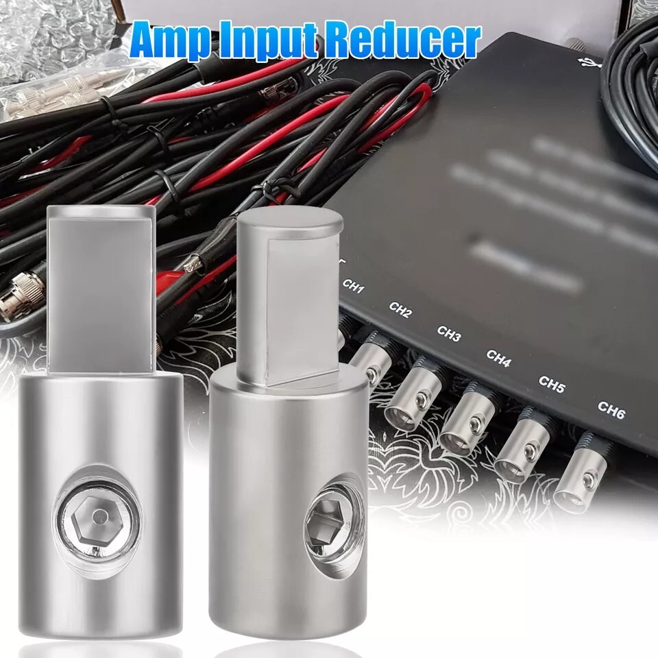 Pair Car Audio Power and Ground 1/0 to 1/0 Gauge Amp Input Reducers Wire Reducer
