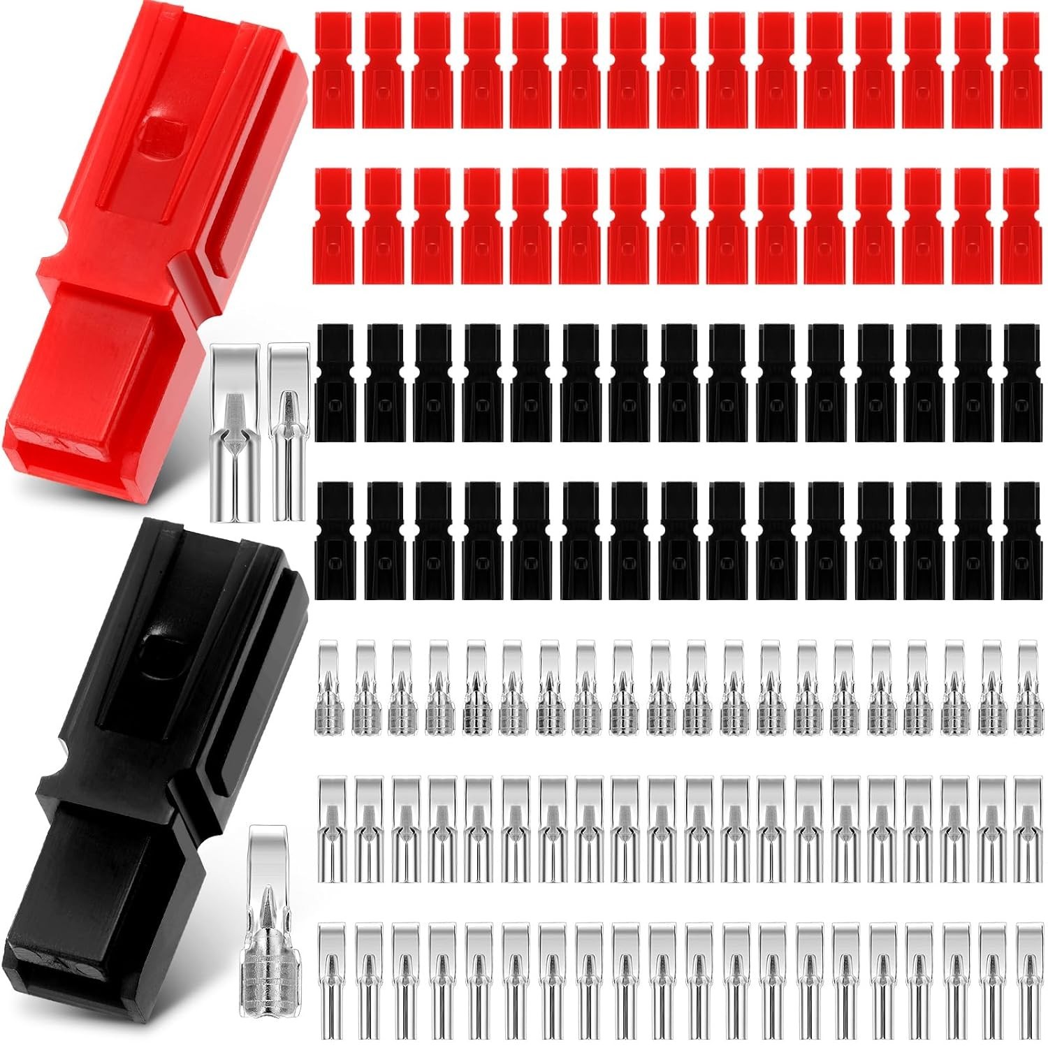 120 Pcs 15A/ 30A/45 Amp Power Connectors Assortment Kit Power Connectors Quic…