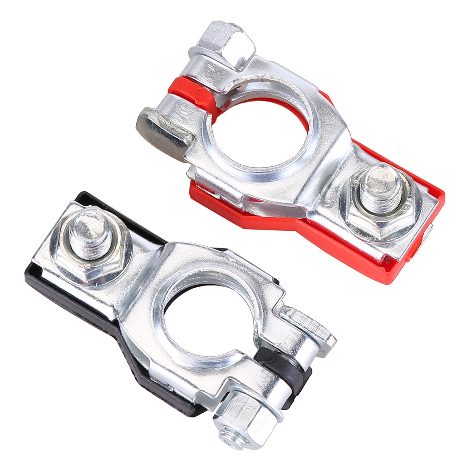 2xCar Battery Terminal Connector Top Post Positive Negative Heavy Duty Universal