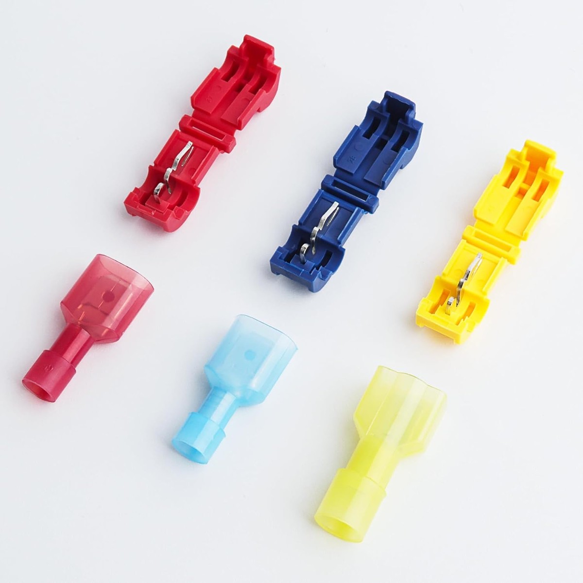 60/480Pcs T-Tap Wire Connector Quick Electrical Snap Splice Lock Crimp Terminals