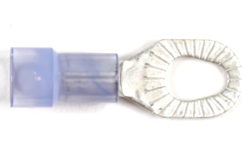 MVP 50 Blue 14-16 AWG Gauge Nylon Insulated Multi Stud Ring Terminals #6 #8 #10