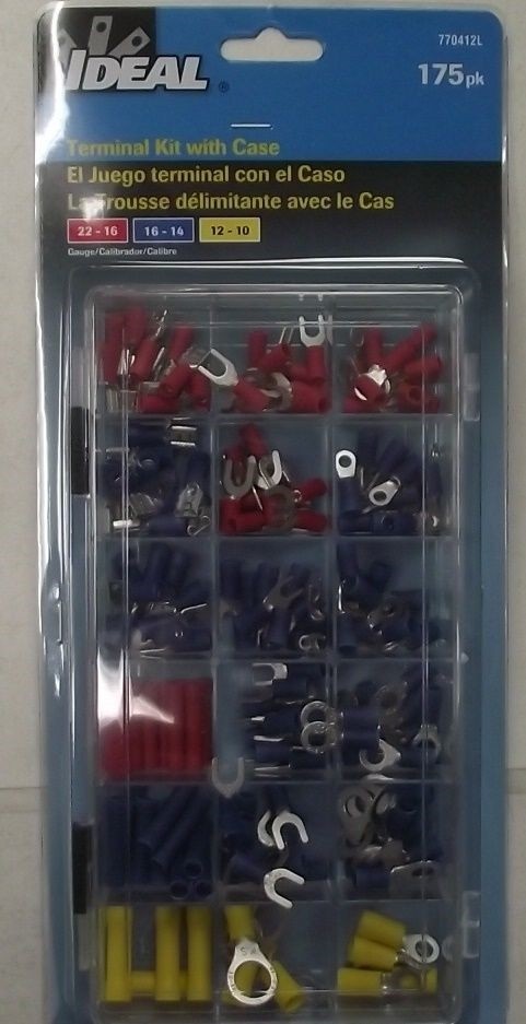 Ideal 770412L Low Voltage Terminal Adapter Kit With Case