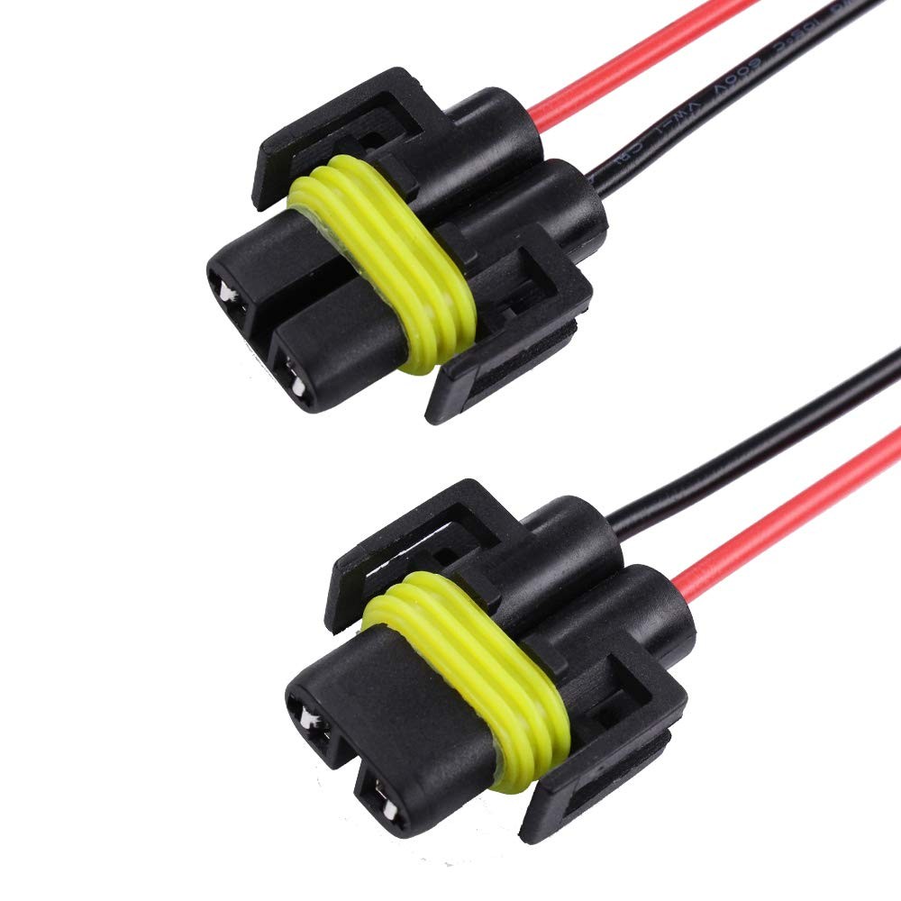 H11 H8 881 880 Headlight Female Adapter Connector Plug Wiring Harness Socket …