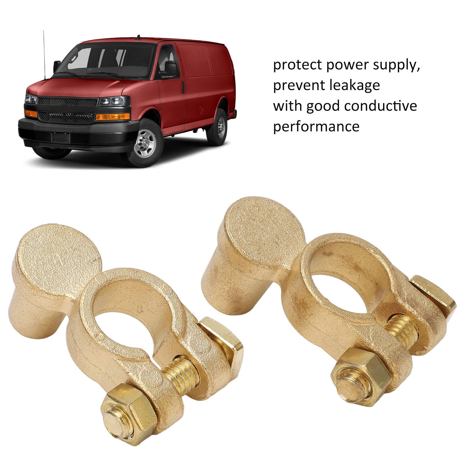 1 Pair SAE to JIS Car Battery Terminal Connector,Car Battery Terminal Clamps,…