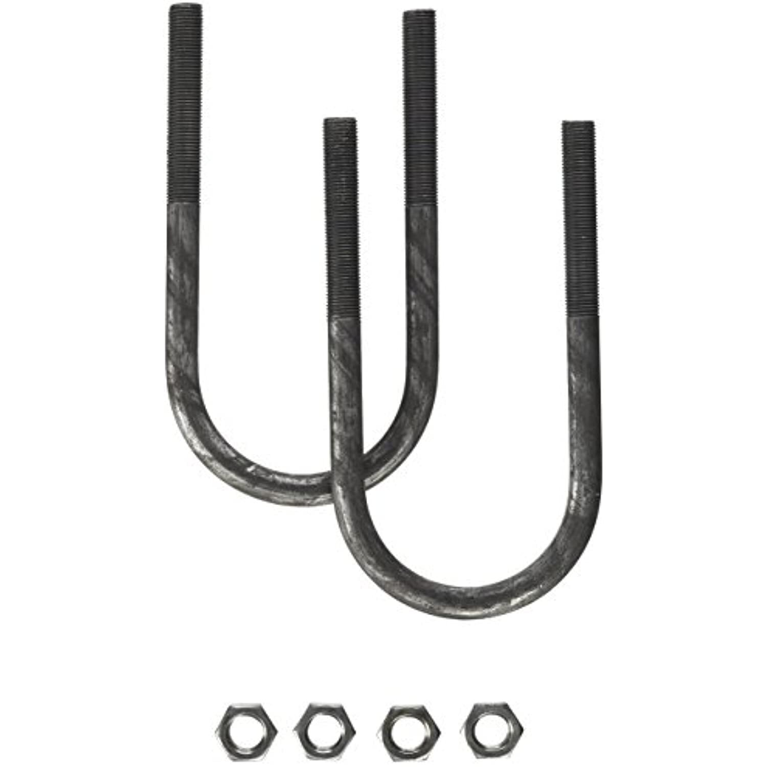 INFINITE INNOVATIONS UU562030 Square Trail U Bolt Kit, 3″