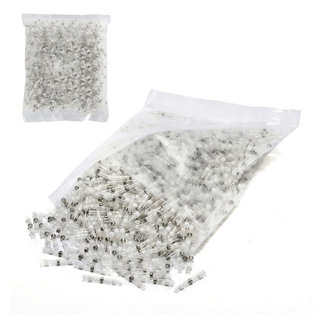 IP67 Waterproof Wire Solder Sleeve Heat Shrink Butt Wire Connectors Terminal Kit