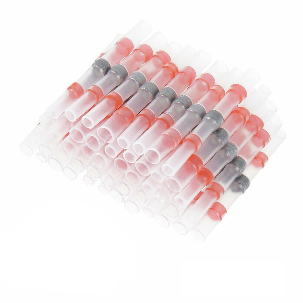 370/100pcs Waterproof Solder Stick Seal Sleeve Heat Shrink Butt Wire Connectors