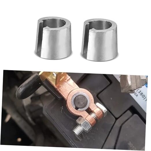 Battery Post Shims, Battery Converter, Car Negative Battery Terminal 2PCS