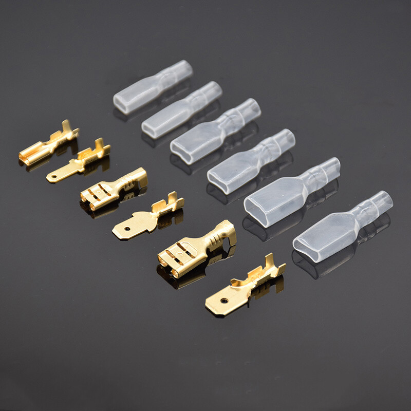 360PCS 2.8/4.8/6.3mm Spade Electrical Wire Connectors Ma/Fe Crimp Terminal/Plier