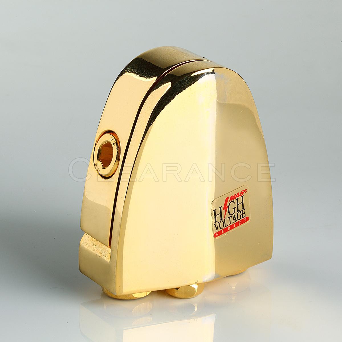 GOLD PLATED BATTERY TERMINAL /COVERS ALL 2-4 GAUGE 2-8 GAUGE (NEGATIVE)
