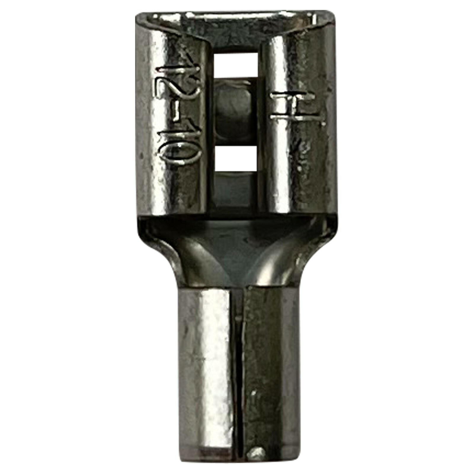 (200) Non Insulated Female 12-10 Gauge Quick Disconnect .250″ Terminal Connector