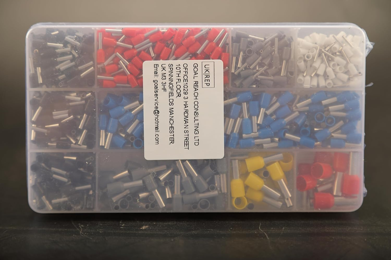 900Pcs Wire Ferrule Terminals Kit – 8 Types AWG 22-7 Connectors, Pin Terminal As
