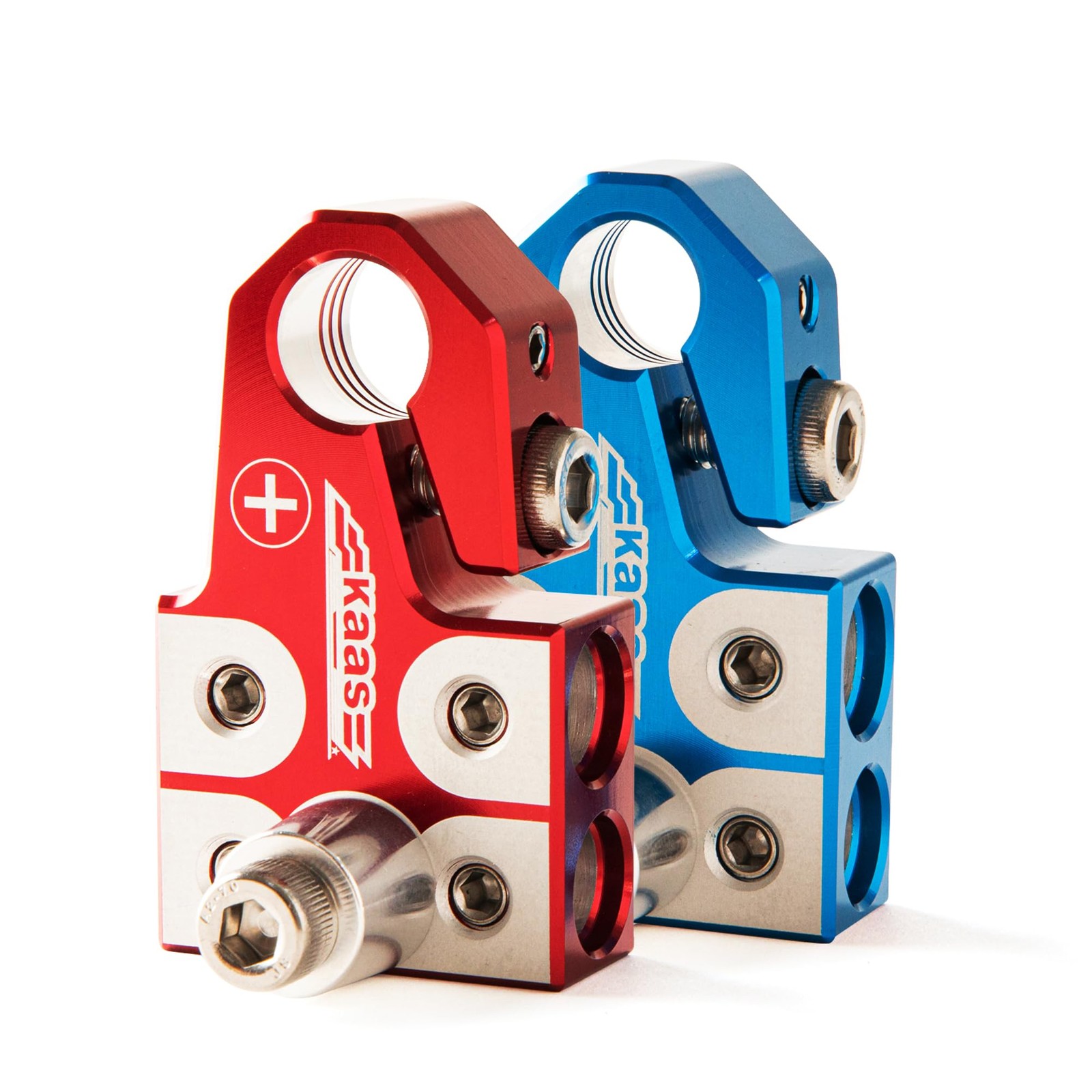 Kaas Lead Acid Battery Terminal Clamps, Positive and Negative Set