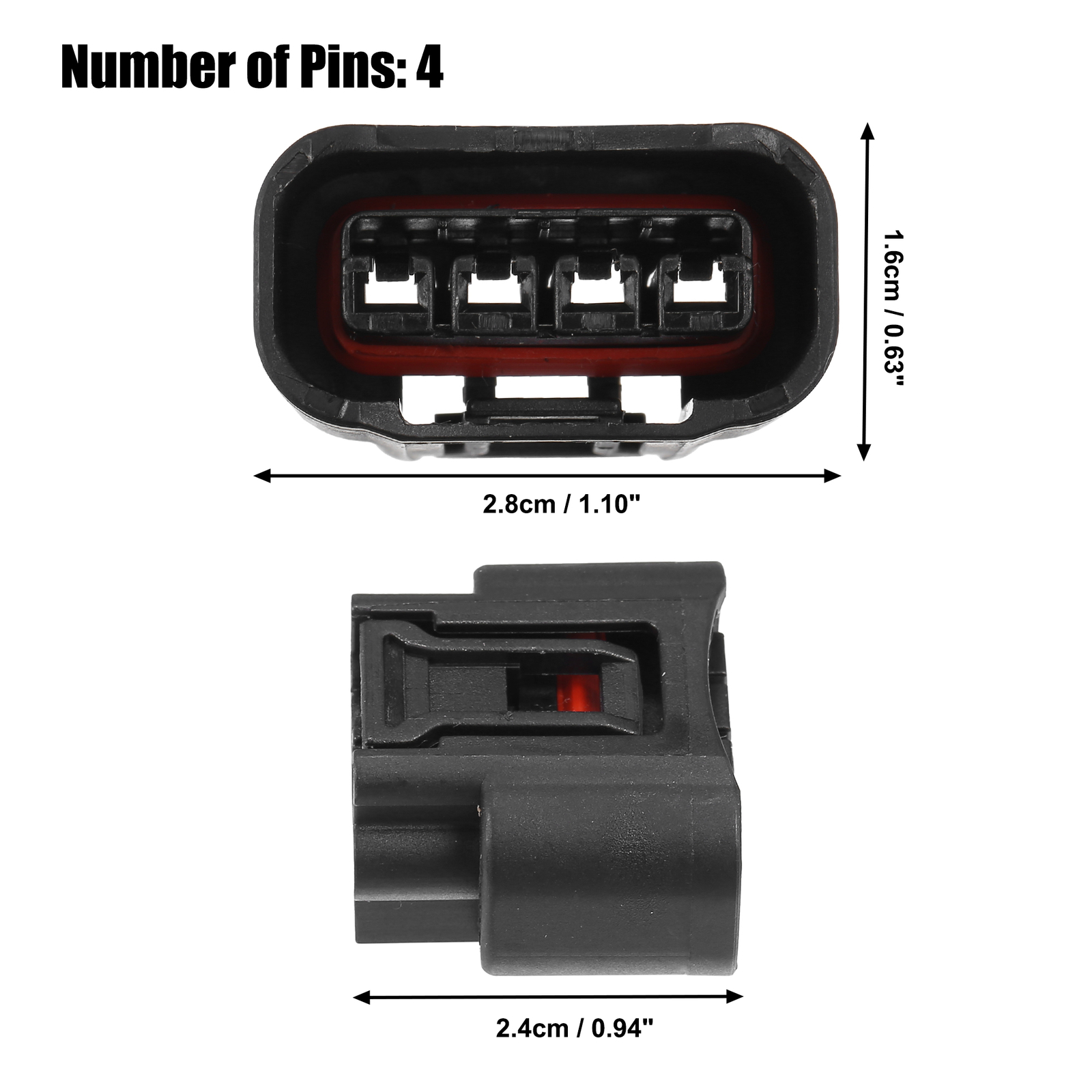 Piece of 4 No.9098011885 Ignition Coil Connector Adapter Plug fit for Scion