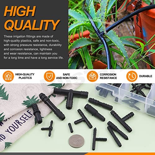 113Pcs Nylon Vacuum Connector Assortment Kit, Barbed Automotive Vacuum Tubing