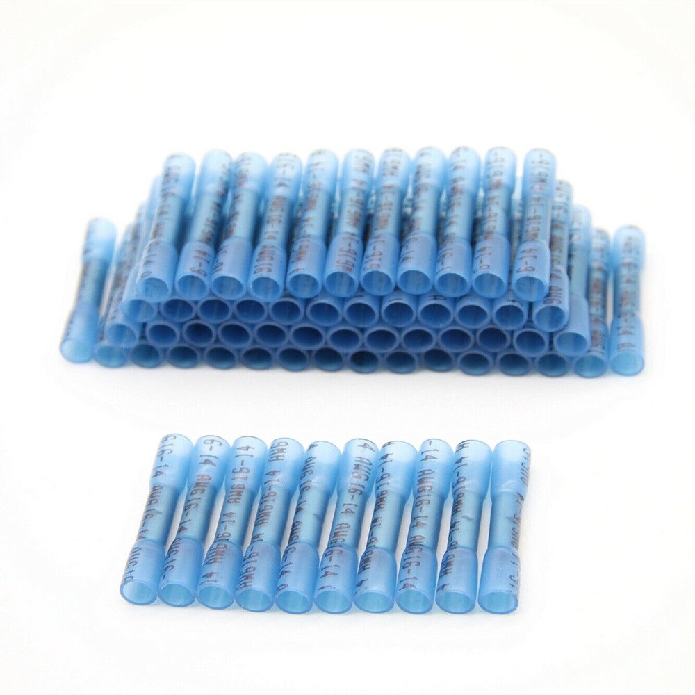 600/200Pcs Waterproof Heat Shrink Butt Wire Splice Connectors Crimp Terminal Kit