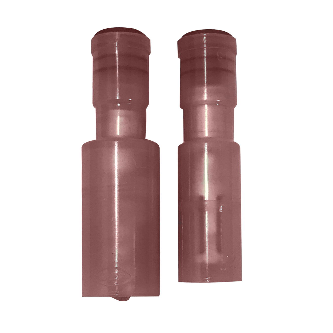 25 Waterproof Female 18-16 Gauge Nylon Red .157 Bullet Connector Fully Insulated