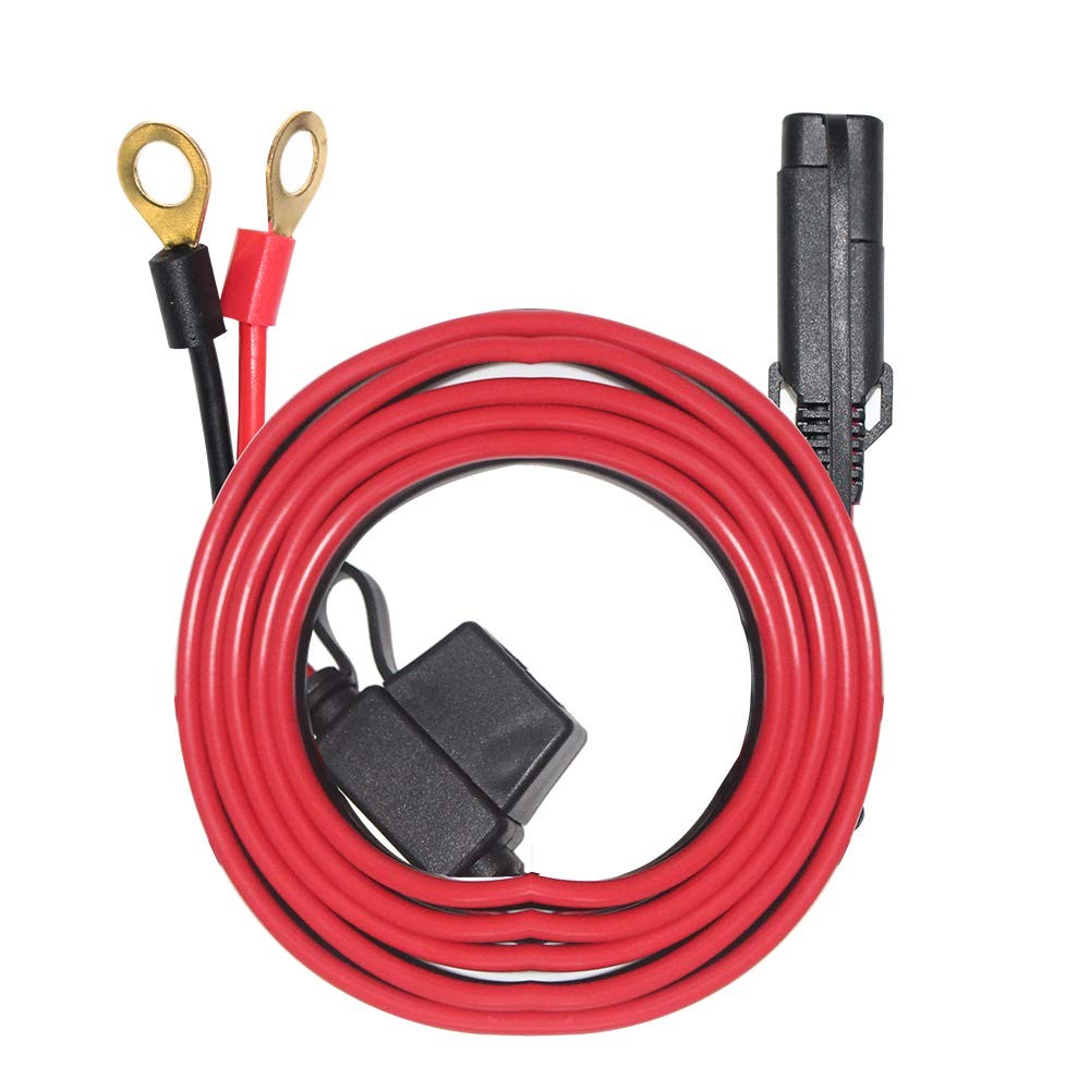 6ft Ring Terminal Cable Sae To O Ring Terminal Harness Quick Connect/disconnect