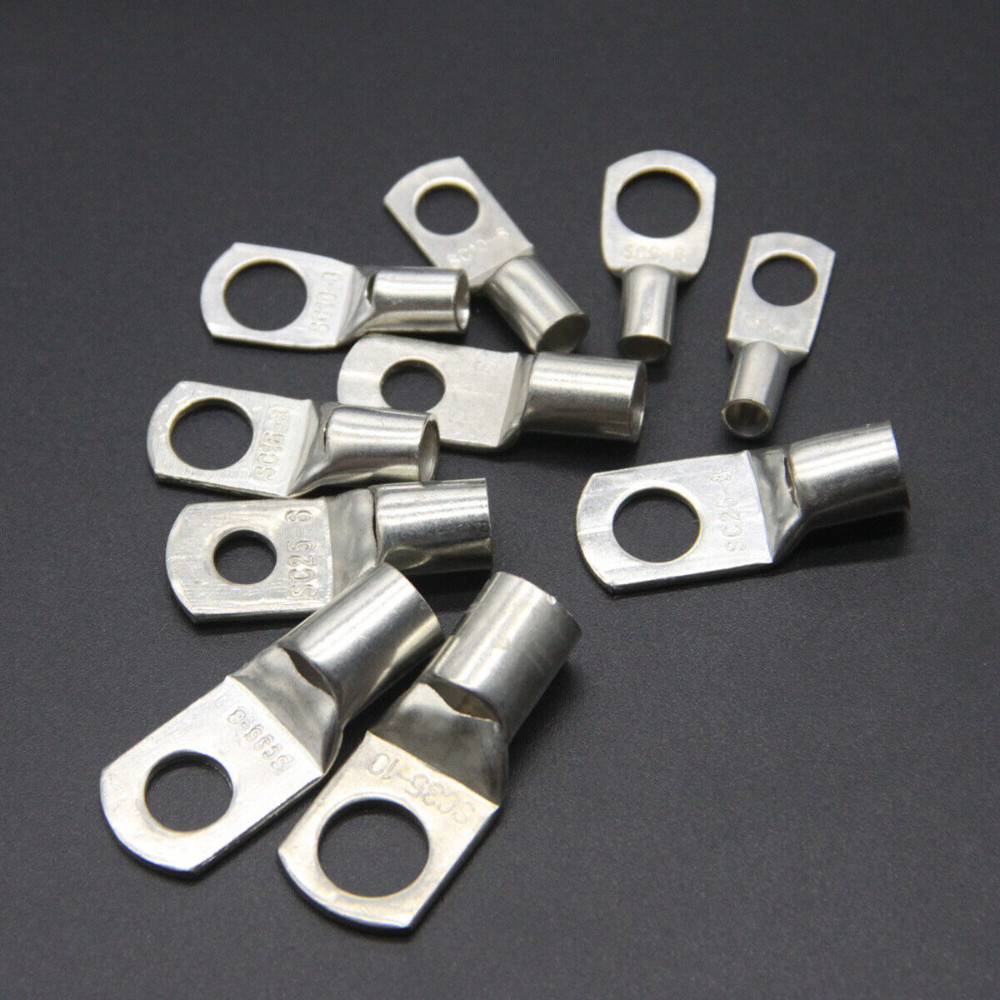 140/100X Cable Lugs Copper Ring Crimp Terminal/Plier Car Battery Wire Connectors