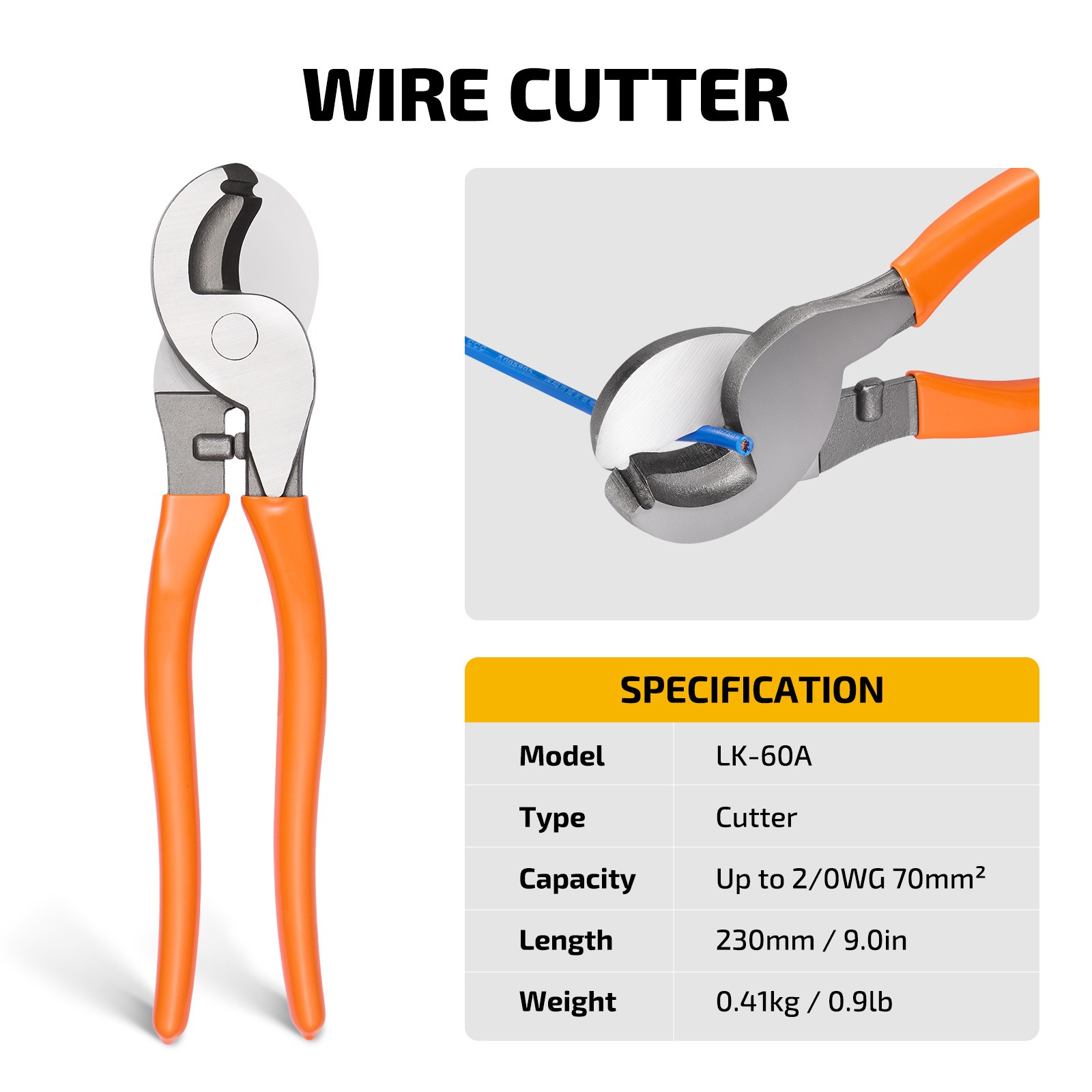 245PCS Battery Cable Tool Set with Crimper Pliers Copper Lugs for Automotive