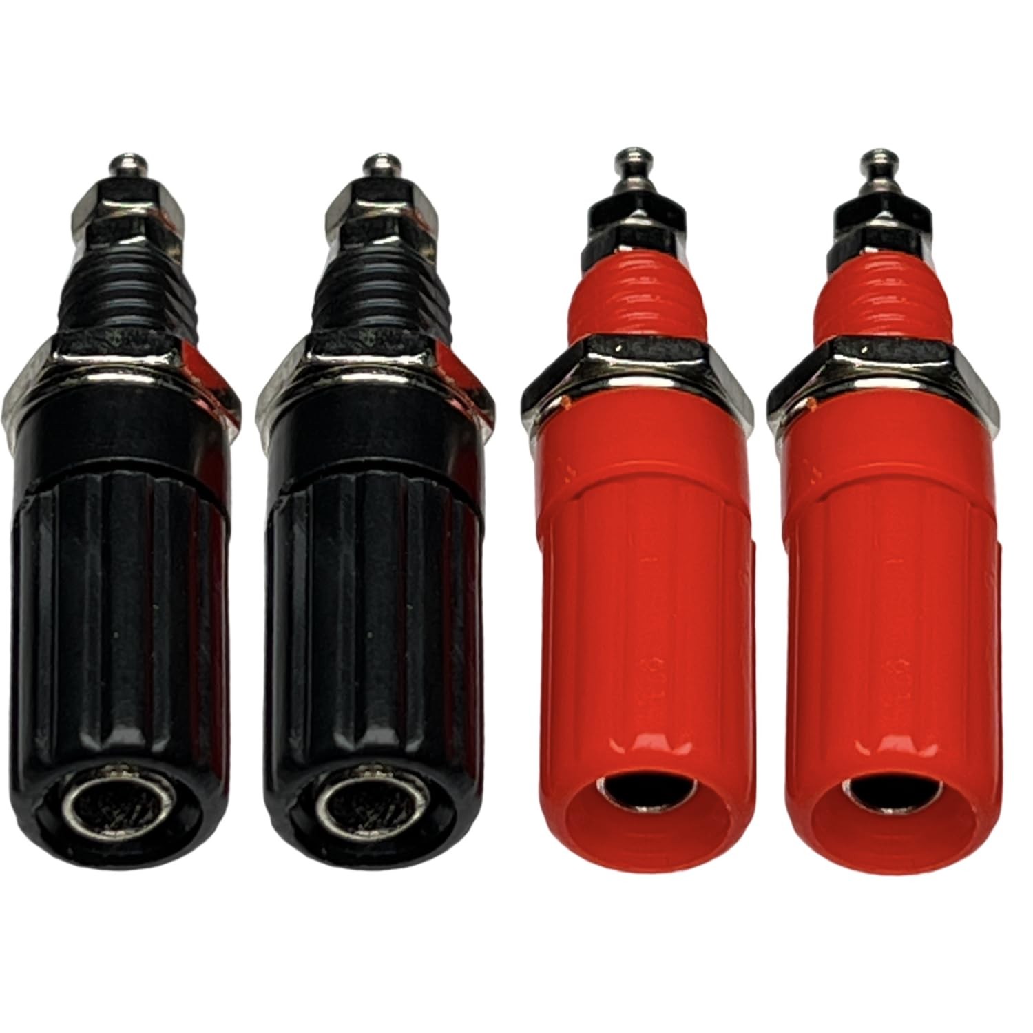 CESS Amplifier Terminal Connector Binding Post Banana Plug 1.8 inches, Red