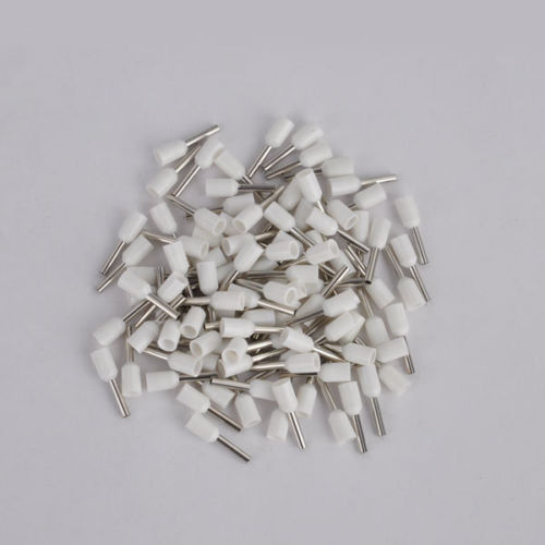 100pc Insulated Ferrules Terminal Block Cord End Wire Connector Electrical Crimp