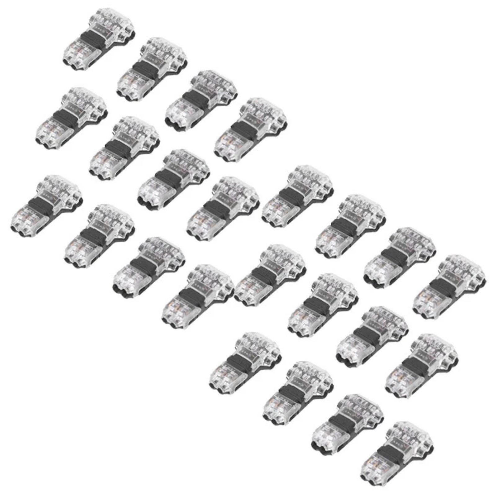 24x 3 Way T Tap Cable Connector for 18-22 AWG Solid Core Wire Electrical Use