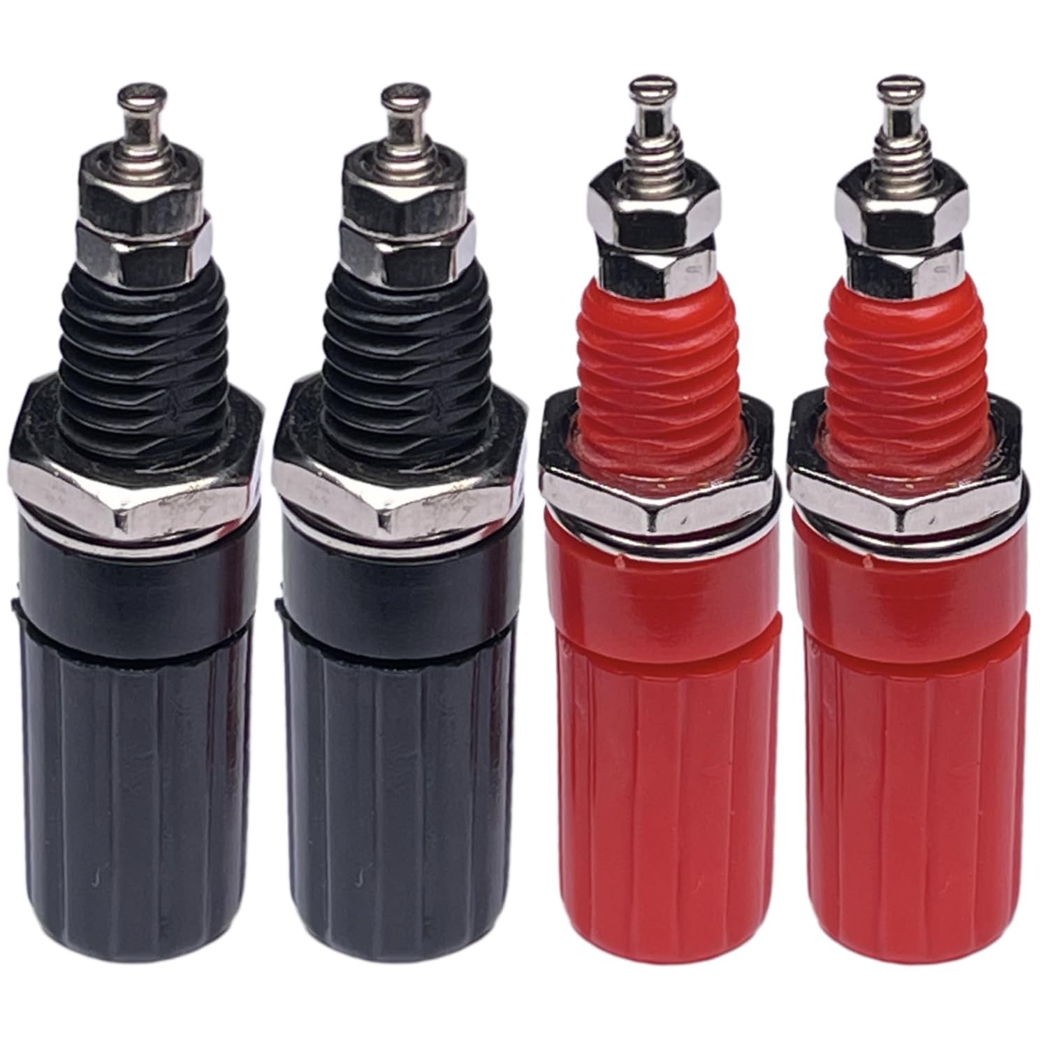 CESS Amplifier Terminal Connector Binding Post Banana Plug 1.8 inches, Red