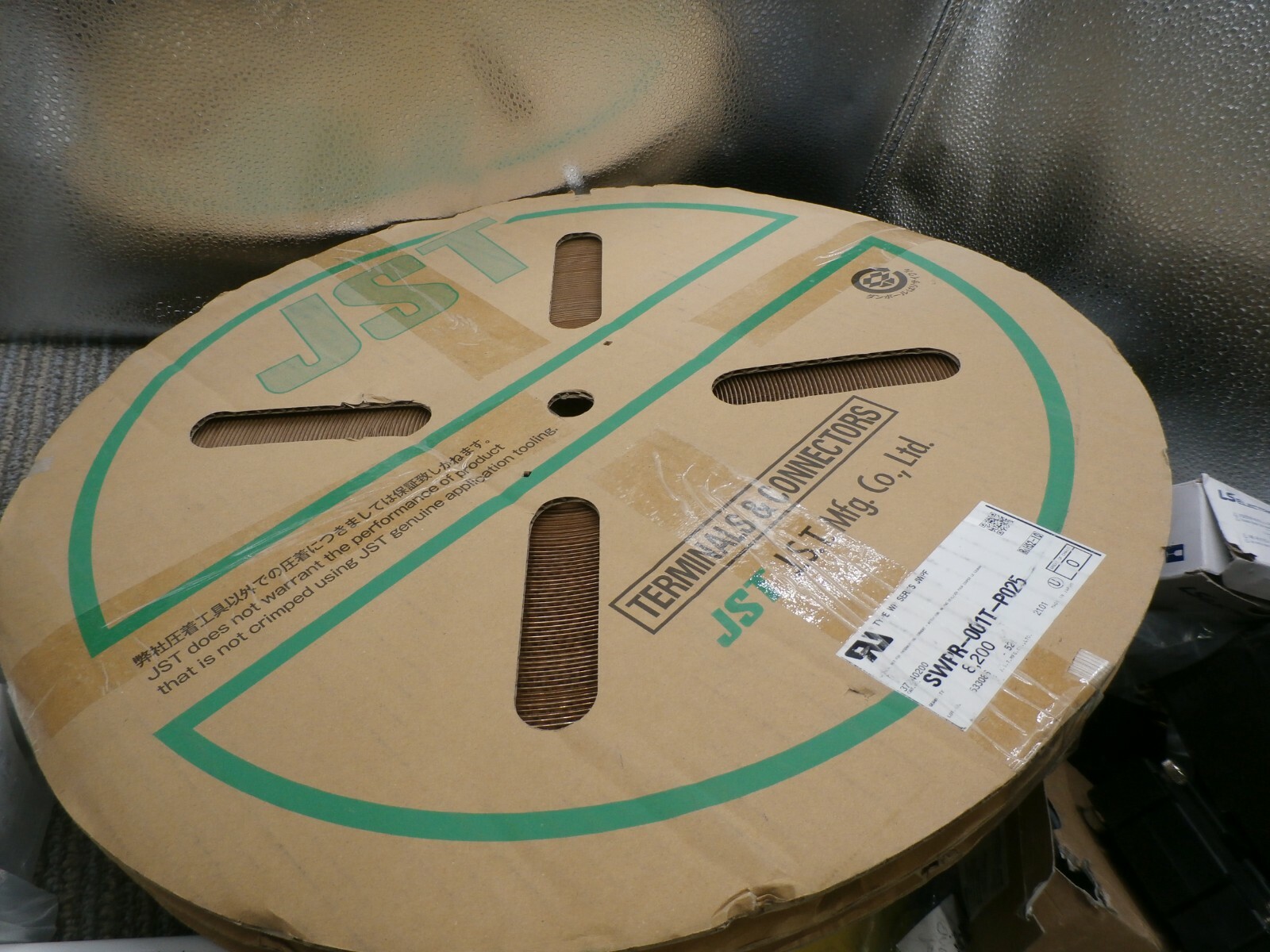 Reel of 8200 JST Mfg. Co. SWPR-001T-P025 JWPF Connectors; 100V; 22-26AWG; Crimp