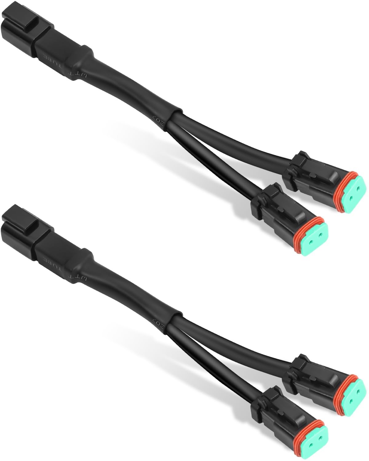 2PCS Deutsch DT DTP Wiring Harness Adapters Connectors Splitters, 2 Pin Water…