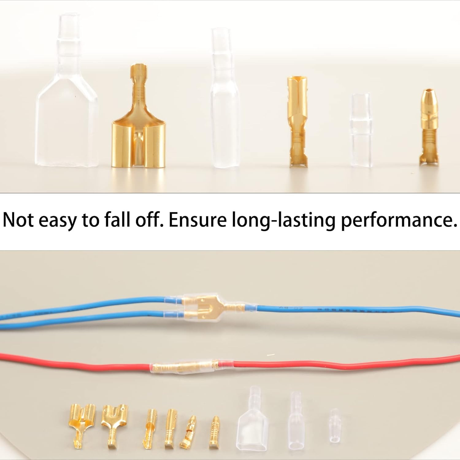 Feggizuli 320Pcs Double Bullet Wire Connectors, 3.9Mm 3.5Mm Male and Female Bull