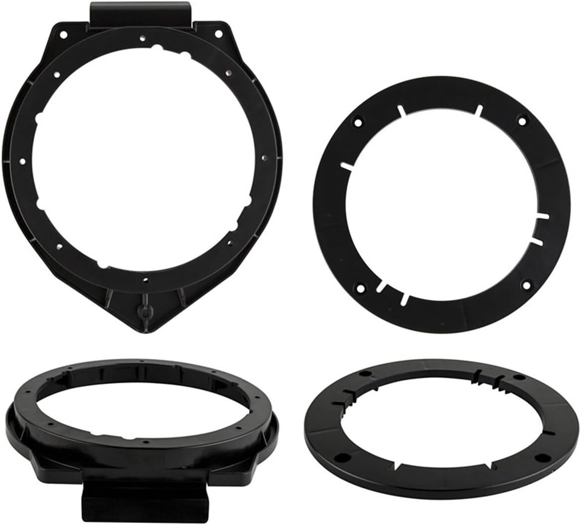 Metra 82-3006 6″ to 6-3/4″ Speaker Adapter for GM Multi 05-Up,Black, 1 Count…