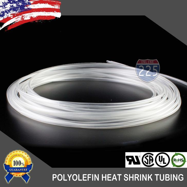 25 FT. 25′ Feet CLEAR 1/8″ 3mm Polyolefin 2:1 Heat Shrink Tubing Tube Cable US