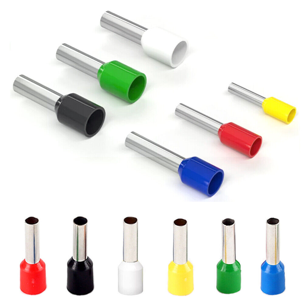 1000pcs Ferrule Crimp Cable Connectors Insulated Ferrule Wire Terminal Pin End