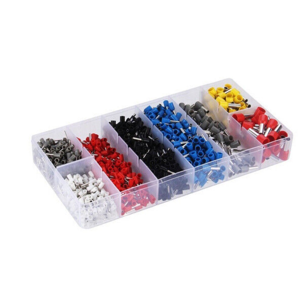 1200X Electrical Wire Connectors Cord Pin End Bootlace Ferrule Crimp Terminals