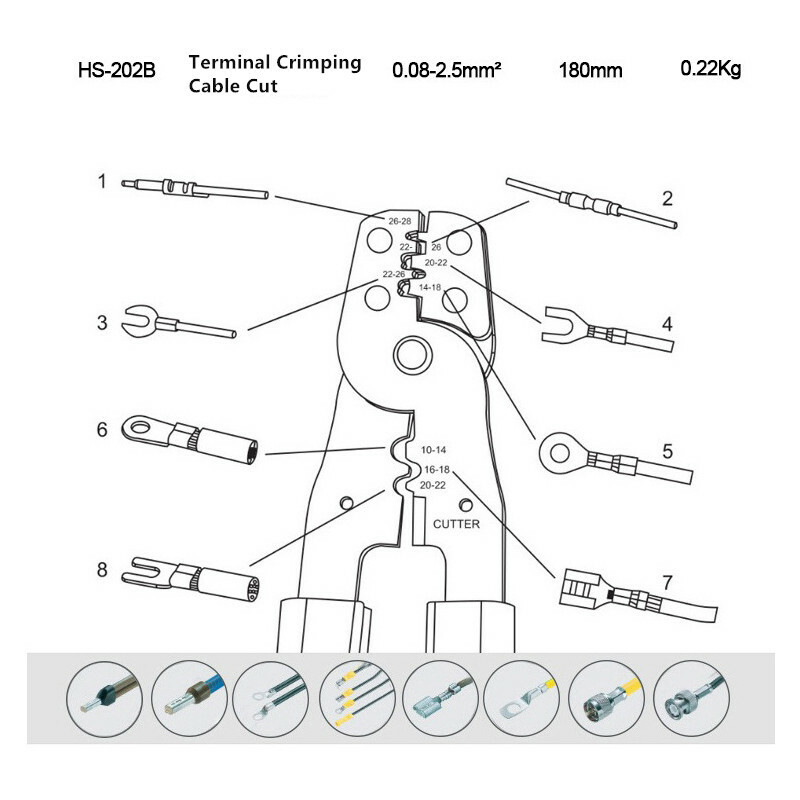 545/280PCS Assorted Crimp Spade Terminal Insulated Electrical Wire Connector Kit