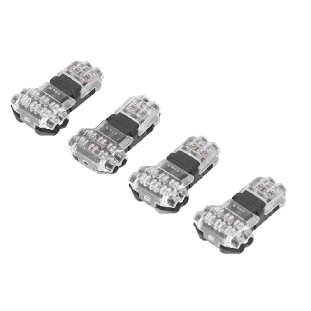 24 Pcs Low Voltage T Tap Wire Connectors 3 Way Wire Connector for 18-22AWG Wire