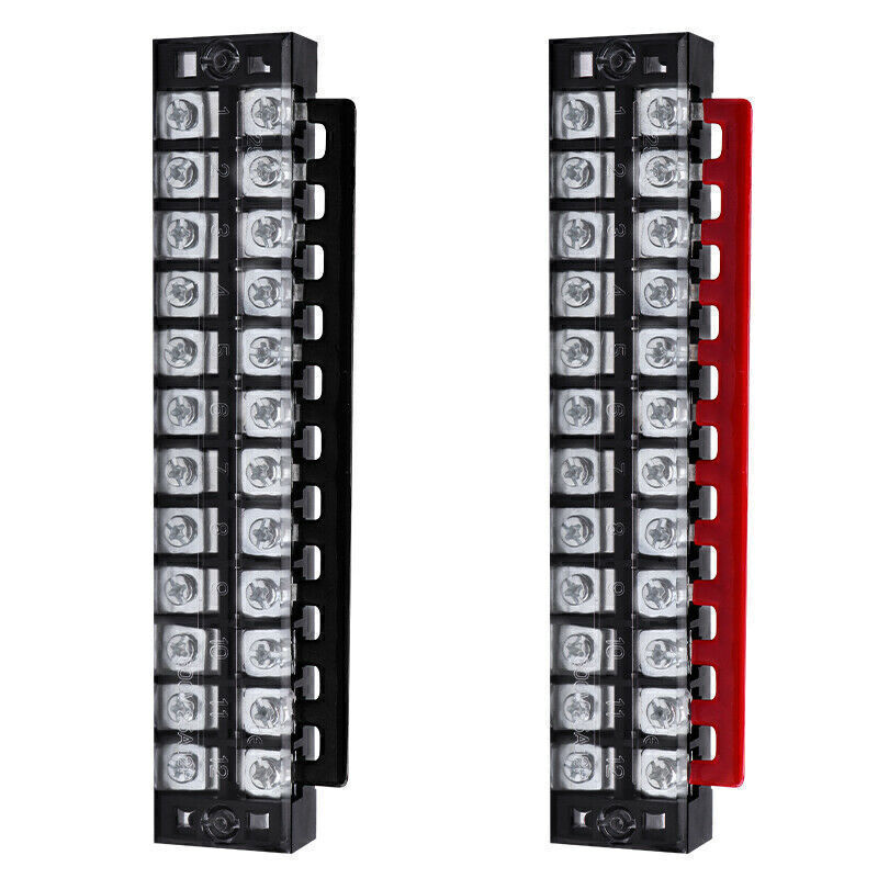 4/6/8/10P5/10 Set 600V 15A Dual Row Screw Terminal Block Terminal Barrier Strip