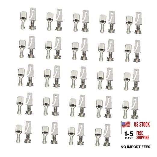 48pcs Male Female 14-16 AWG Gauge Wiring Harness Terminal Crimp Connectors
