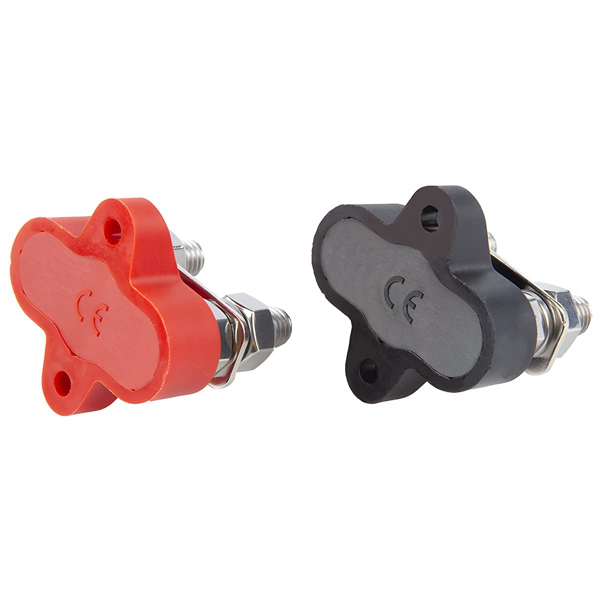 2PCS Battery Junction Block, 5/16″ Insulated Power and Ground Battery Junctio…