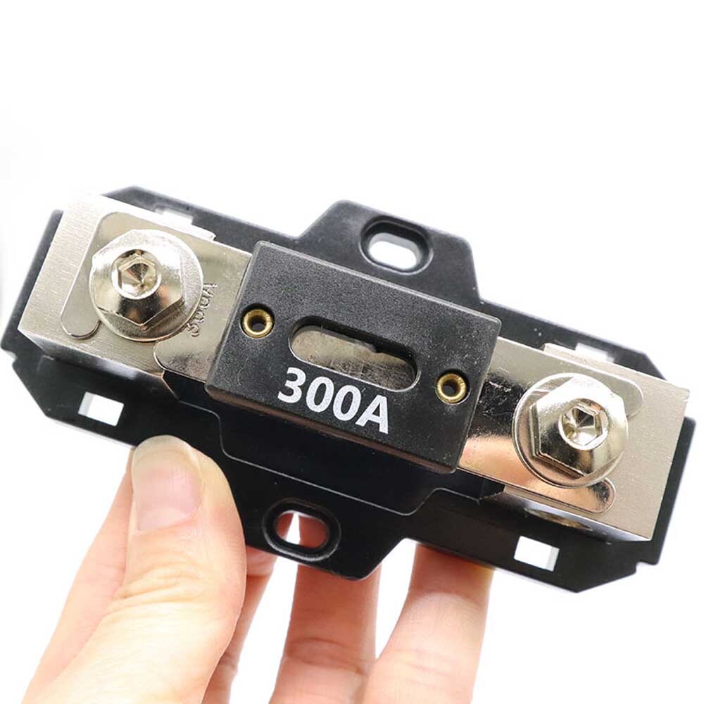 2X Car Audio 0 Gauge Inline ANL Fuse Holder 100/150/200/250/300A Fuse Universal