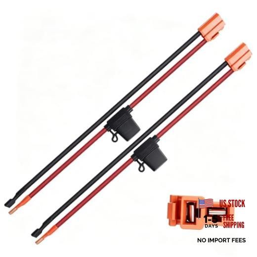 12 Gauge Wire Battery Wire Harness Connector 2PCS | Compatible with 12AWG 2PCS