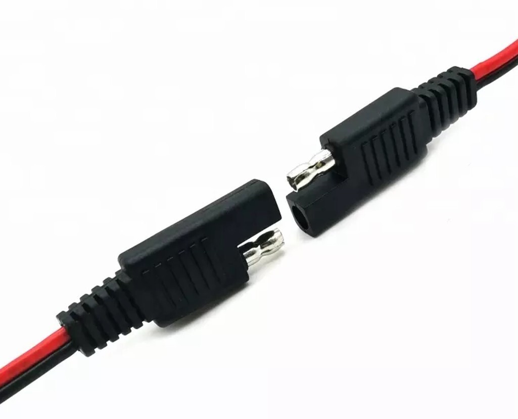 2 Pcs 12″ 10 GA Gauge 2 Pin Quick Disconnect Polarized Wire Harness Audiopipe